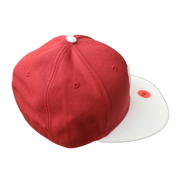 Oklahoma Sooners Jordan Brand Performance Fitted Hat - Crimson/White Siz… - Picture 6 of 9